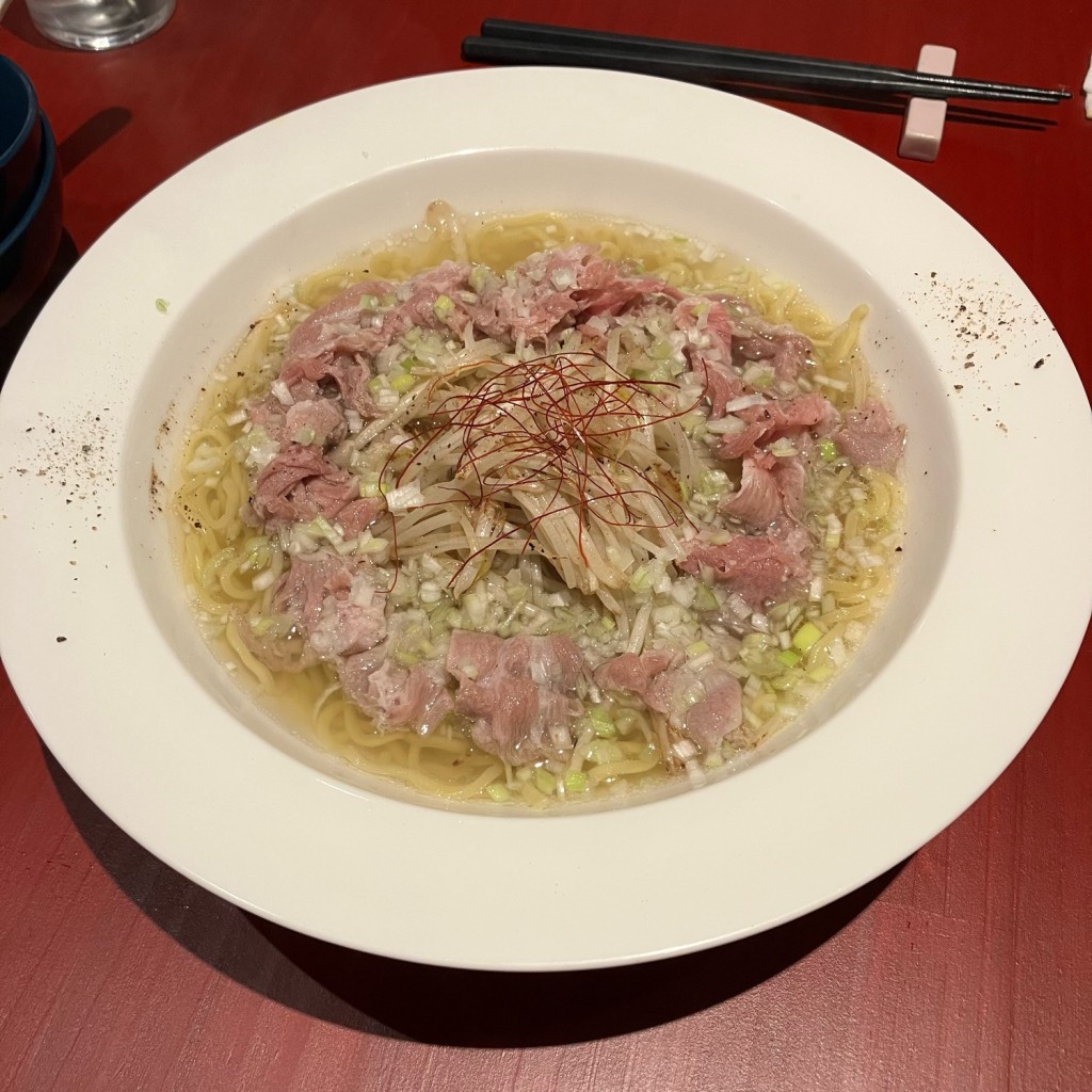 ユーザーが投稿したもやしラーメンの写真 - 実際訪問したユーザーが直接撮影して投稿した出島町肉料理DOT. LAMB Diningの写真