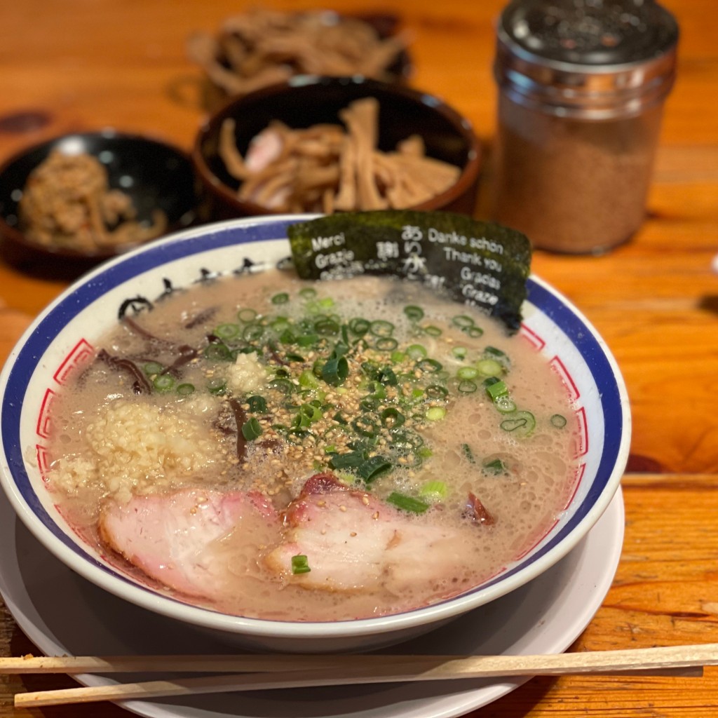 Bぐる探偵・聖帝達磨さんが投稿した一ツ家ラーメン / つけ麺のお店博多長浜らーめん 田中商店/ハカタナガハマラーメン タナカショウテンの写真