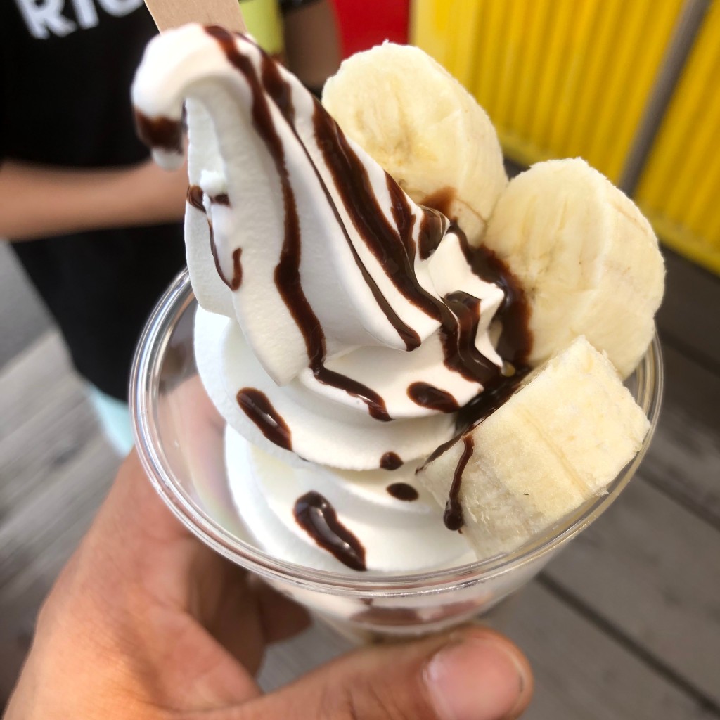 ユーザーが投稿したチョコバナナの写真 - 実際訪問したユーザーが直接撮影して投稿した幾春別町アイスクリームあいすの杜の写真