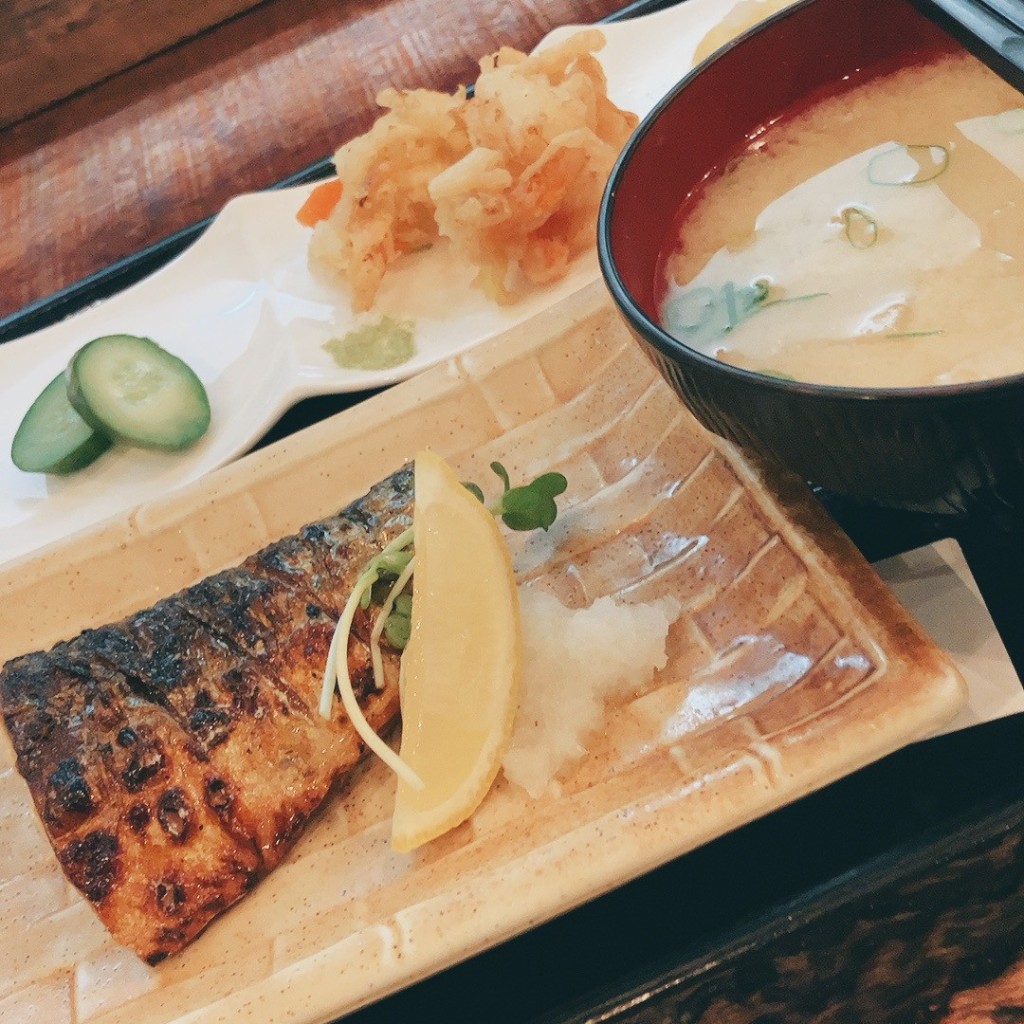 ユーザーが投稿した塩鯖ランチの写真 - 実際訪問したユーザーが直接撮影して投稿した栄町定食屋グリル ALTOの写真