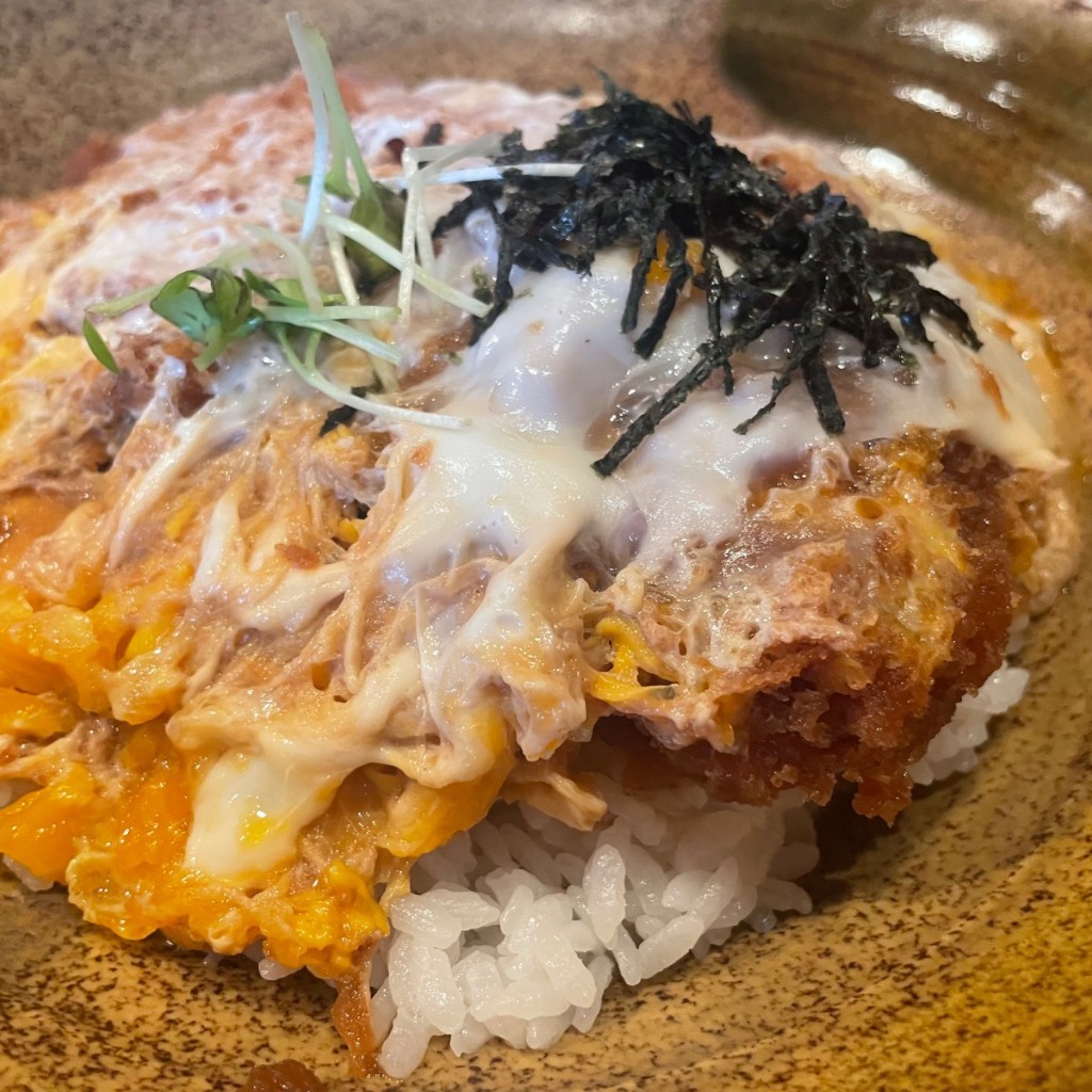 ユーザーが投稿したカツ丼膳の写真 - 実際訪問したユーザーが直接撮影して投稿した学園南とんかつかつふじの写真