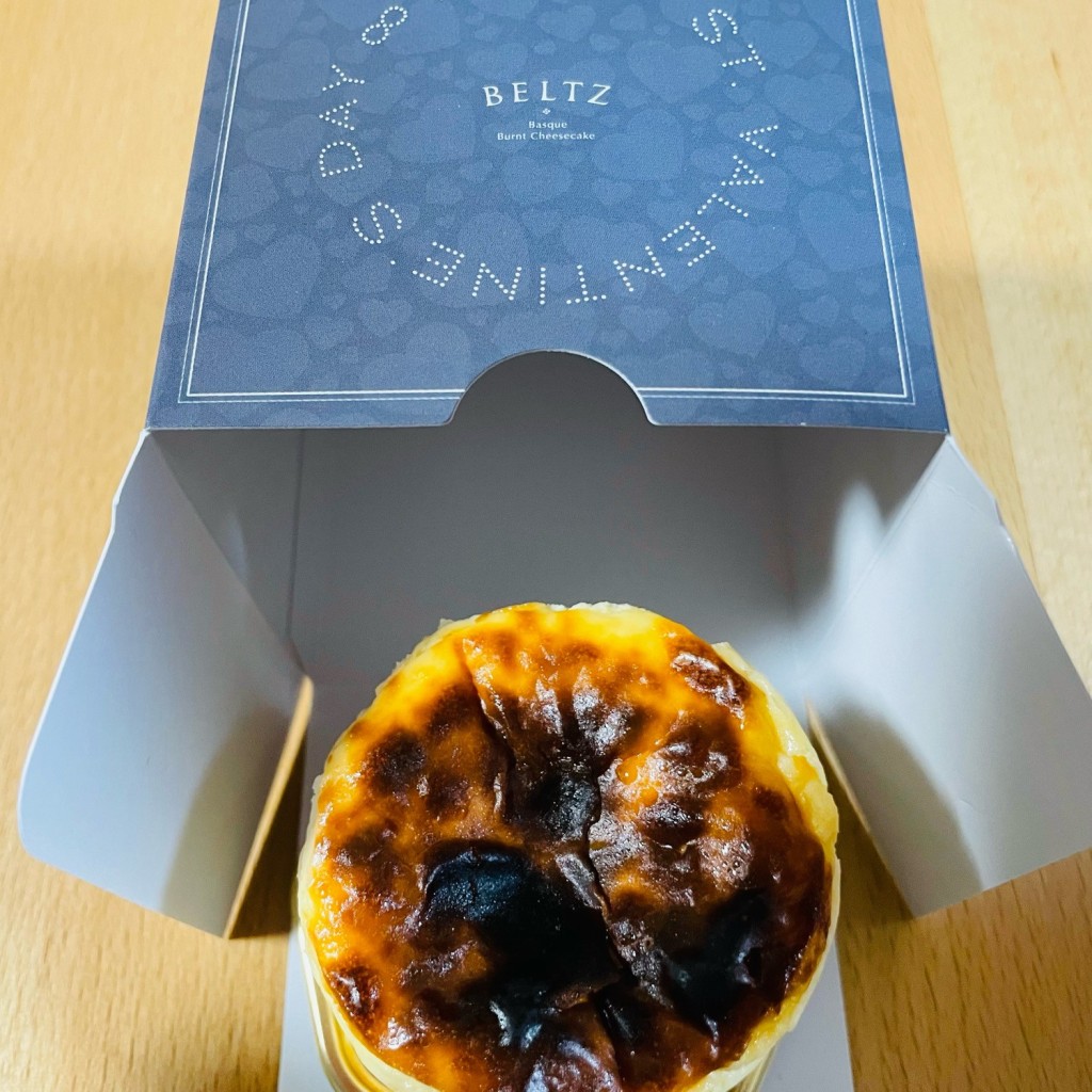 ユーザーが投稿したバスクチーズSの写真 - 実際訪問したユーザーが直接撮影して投稿した広尾ケーキBELTZの写真