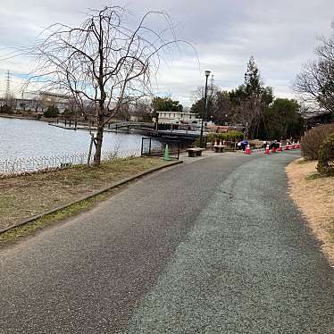 実際訪問したユーザーが直接撮影して投稿した河原井町公園久喜菖蒲公園 木製デッキ・休憩舎の写真