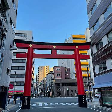 実際訪問したユーザーが直接撮影して投稿した東上野地域名所下谷神社 大鳥居の写真