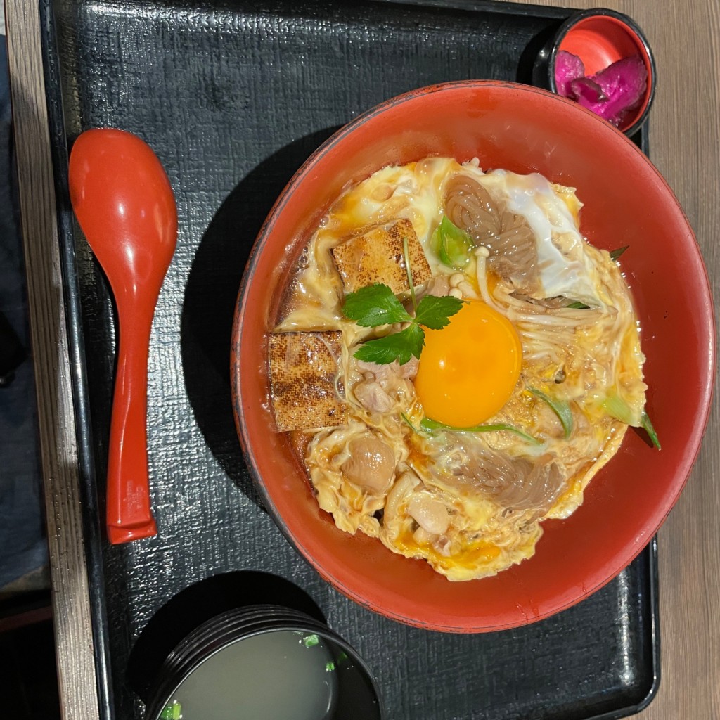 ユーザーが投稿した鶏すき焼き丼の写真 - 実際訪問したユーザーが直接撮影して投稿した若宮町郷土料理名古屋名物 名古屋丸八食堂 豊田店の写真