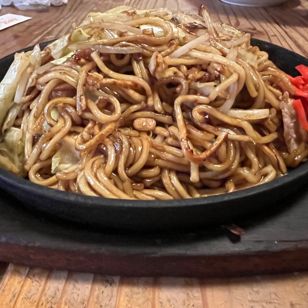 ユーザーが投稿した焼きそばの写真 - 実際訪問したユーザーが直接撮影して投稿した笹沖お好み焼きいこやの写真