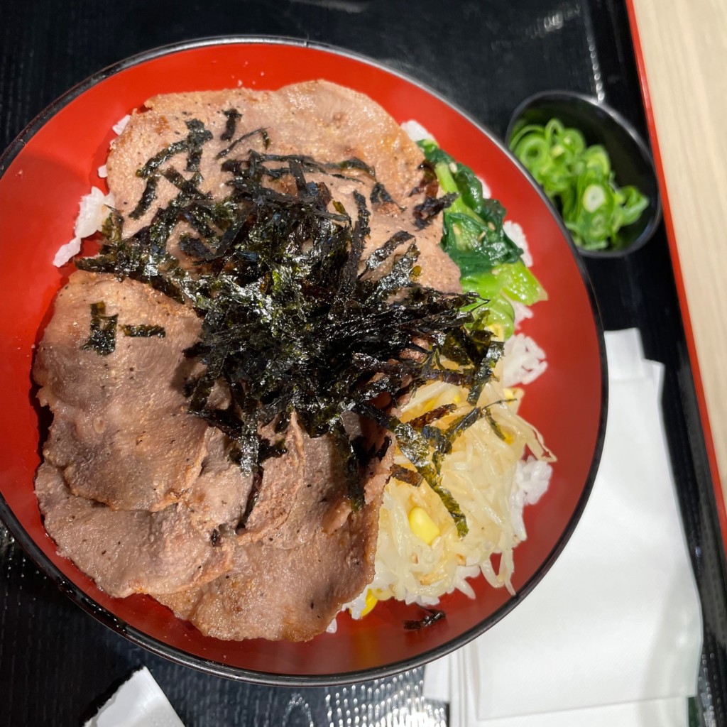 ユーザーが投稿したタン塩丼の写真 - 実際訪問したユーザーが直接撮影して投稿した緑井フードコートフードコート 緑井店の写真