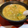 カレーうどん - 実際訪問したユーザーが直接撮影して投稿した御器所通うどんうどんの森川の写真のメニュー情報