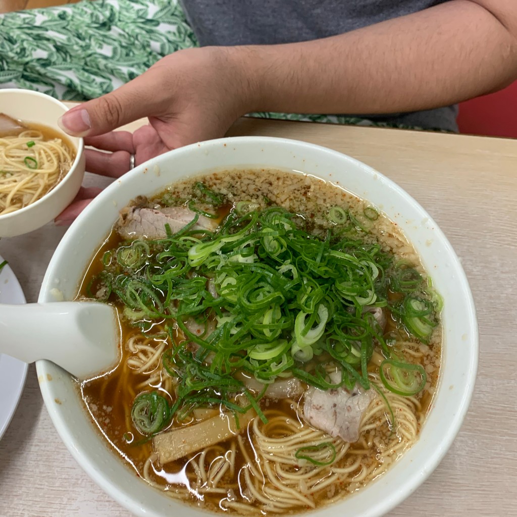 ユーザーが投稿した餃子定食の写真 - 実際訪問したユーザーが直接撮影して投稿した高田ラーメン専門店来来亭 枚方高田店の写真