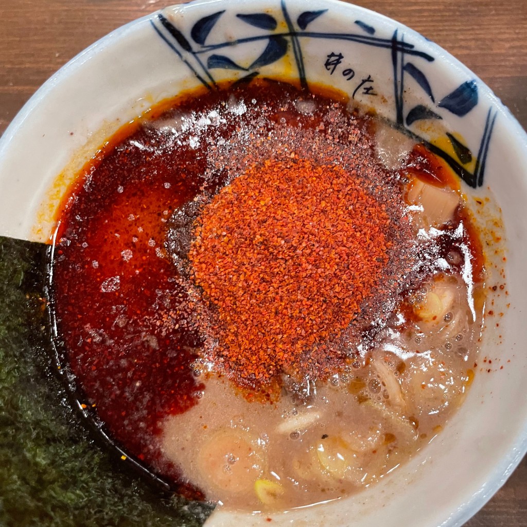 ユーザーが投稿した辛辛魚 味玉つけ麺の写真 - 実際訪問したユーザーが直接撮影して投稿した石神井町ラーメン / つけ麺麺処 井の庄の写真