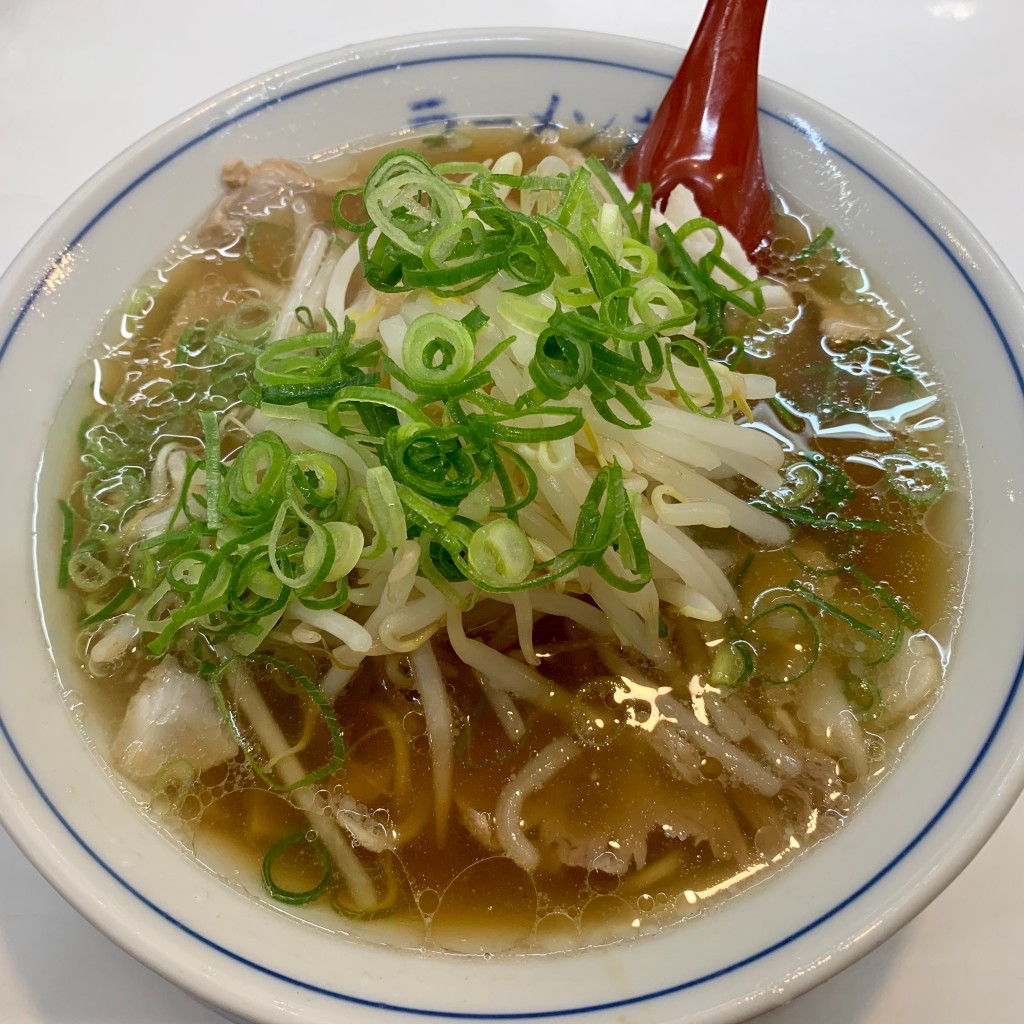 ユーザーが投稿したちびっこ しょうゆラーメンの写真 - 実際訪問したユーザーが直接撮影して投稿した丹南ラーメン専門店ラーメン藤 松原店の写真