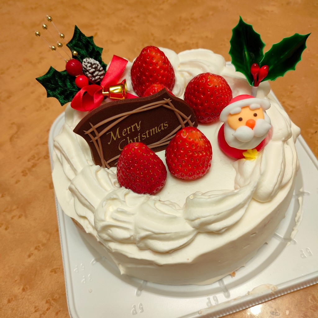 ユーザーが投稿したクリスマスケーキの写真 - 実際訪問したユーザーが直接撮影して投稿した大山町ベーカリーマルジュー 大山本店の写真