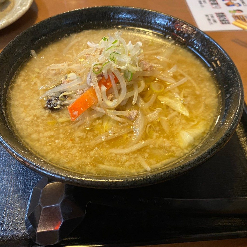 ユーザーが投稿した味噌ラーメンの写真 - 実際訪問したユーザーが直接撮影して投稿した小佐野町ラーメン / つけ麺たまり屋の写真