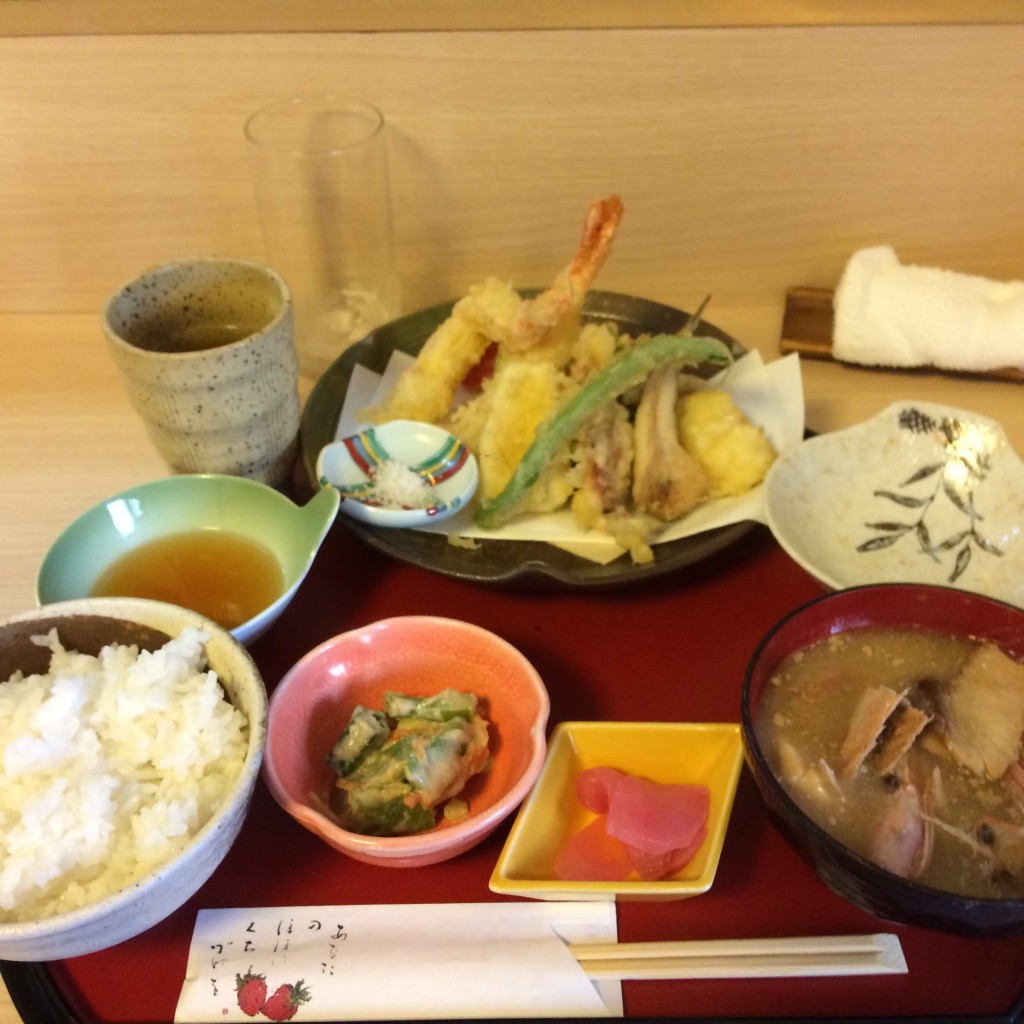 ユーザーが投稿したランチ 天ぷらの写真 - 実際訪問したユーザーが直接撮影して投稿した東札幌二条懐石料理 / 割烹料理屋Kの写真