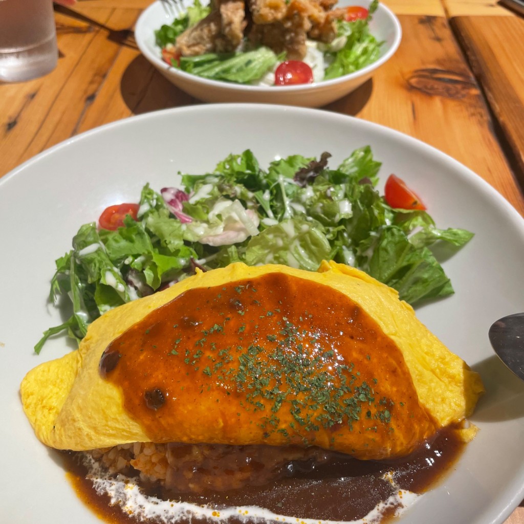 ユーザーが投稿したオムライスの写真 - 実際訪問したユーザーが直接撮影して投稿した南幸洋食HOUSE MADE 横浜ジョイナス店の写真
