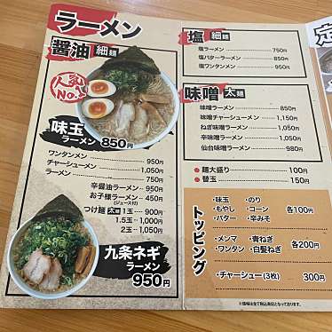 実際訪問したユーザーが直接撮影して投稿した宮台ラーメン / つけ麺背脂醤油ラーメン まる星 開成店の写真