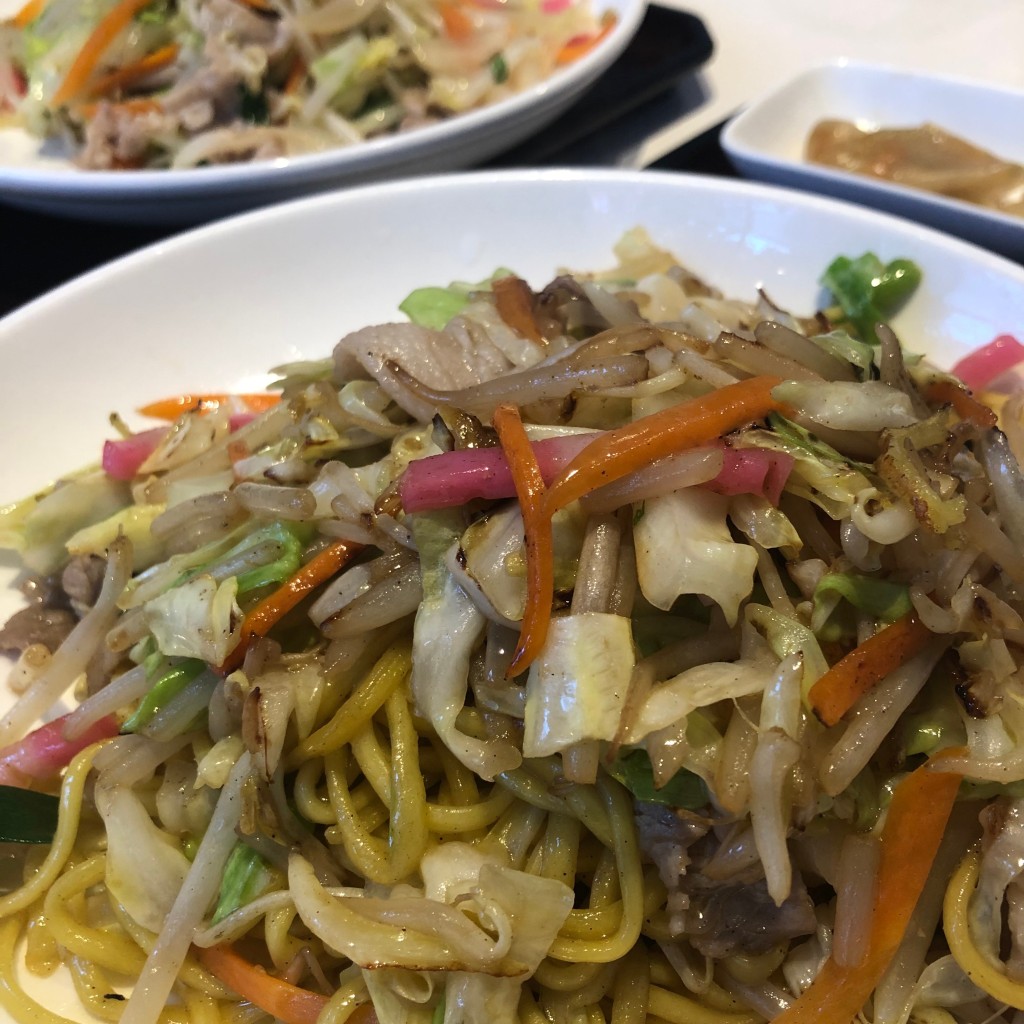 ユーザーが投稿した皿うどん定食(やわらか麺)の写真 - 実際訪問したユーザーが直接撮影して投稿した錦江町中華料理光華園の写真