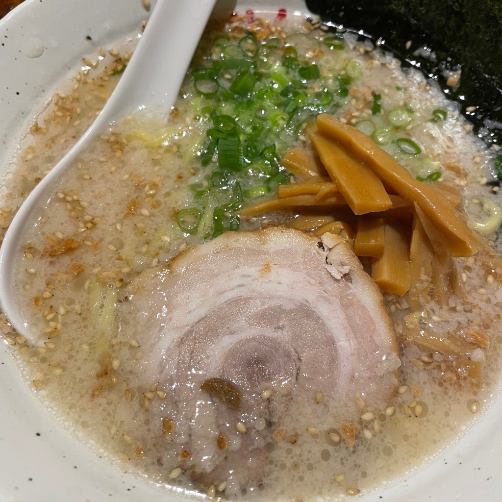 ユーザーが投稿したこってり塩ラーメンの写真 - 実際訪問したユーザーが直接撮影して投稿した町屋ラーメン専門店天元の写真