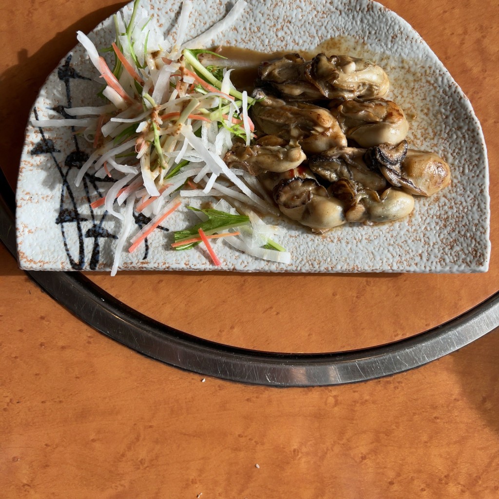 ユーザーが投稿した牡蠣ステーキの写真 - 実際訪問したユーザーが直接撮影して投稿した外浜町魚介 / 海鮮料理海鮮レストラン魚魚の写真