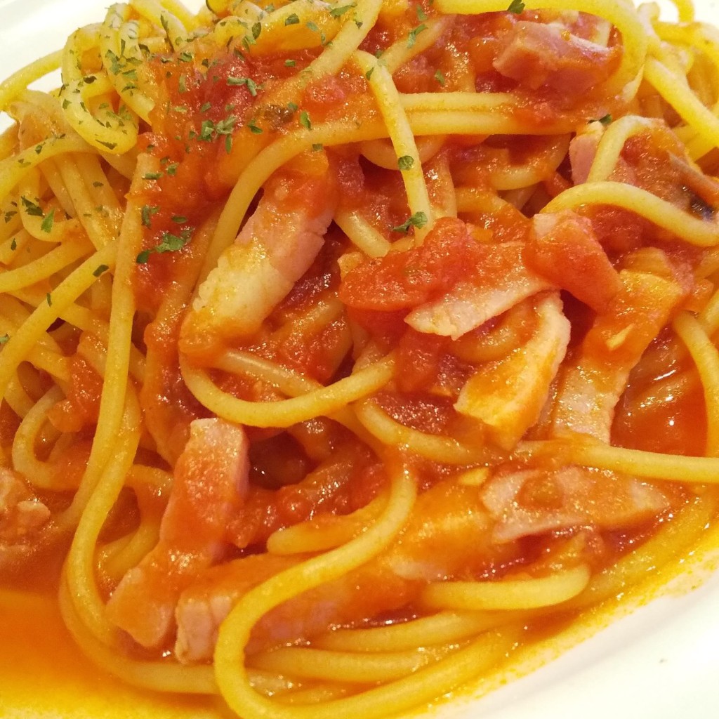 ユーザーが投稿したトマトスパゲッティの写真 - 実際訪問したユーザーが直接撮影して投稿した西綾瀬ファミリーレストランガスト 西綾瀬店の写真