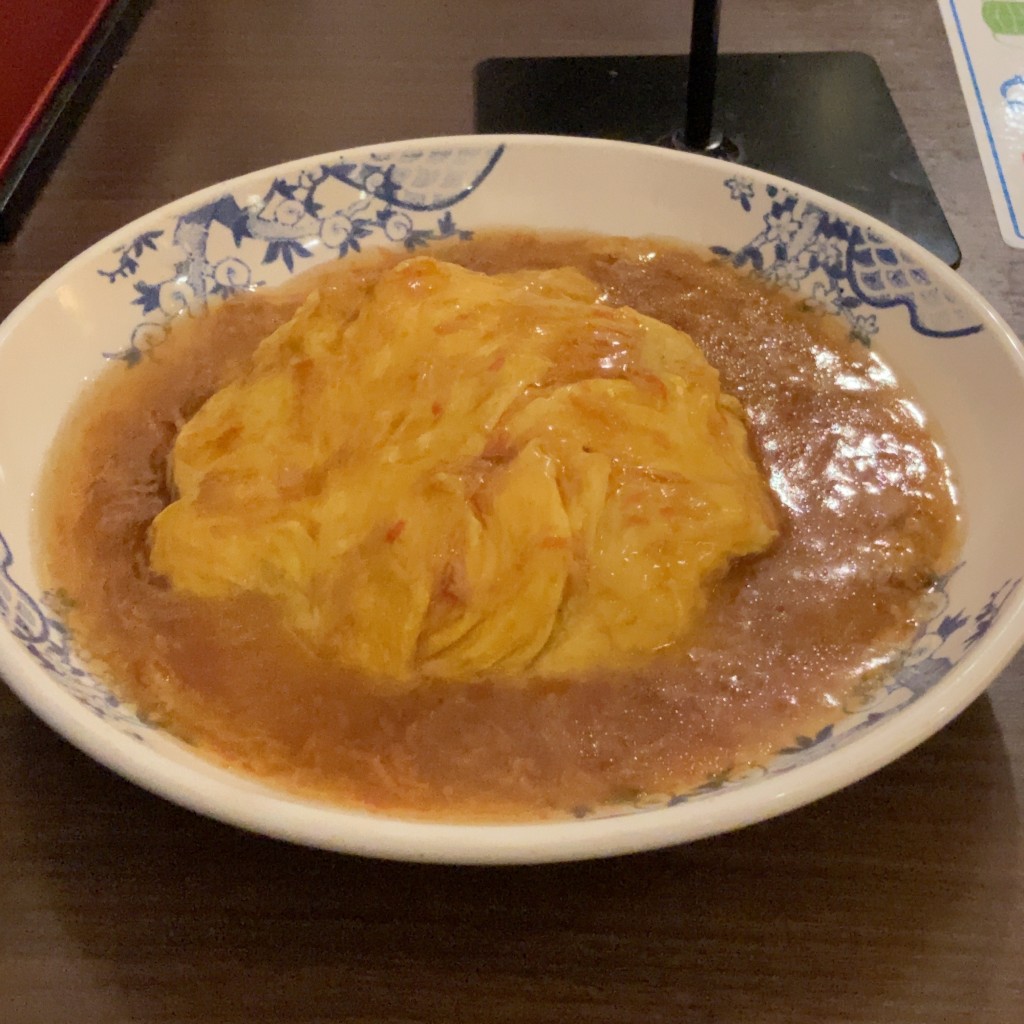 ユーザーが投稿した天津飯の写真 - 実際訪問したユーザーが直接撮影して投稿した神宮前中華料理バーミヤン 神宮前店の写真