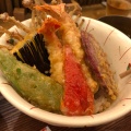 海老とキスの天ぷら丼 - 実際訪問したユーザーが直接撮影して投稿した南塚口町天ぷら米と天ぷら 悠々の写真のメニュー情報