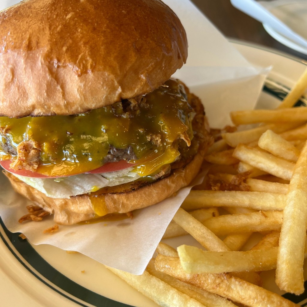 ユーザーが投稿したHONEY MUSTARD BURGERの写真 - 実際訪問したユーザーが直接撮影して投稿した高志保ハンバーガーatabiis Yomitans Burger&Coffeeの写真