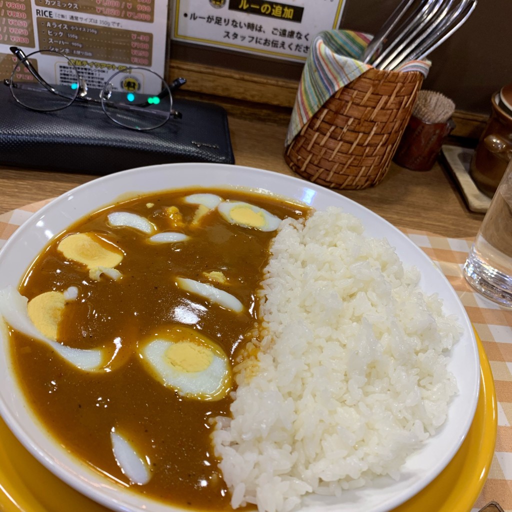 ユーザーが投稿したたまごカレーの写真 - 実際訪問したユーザーが直接撮影して投稿した北四条西カレーカリーハウス コロンボの写真