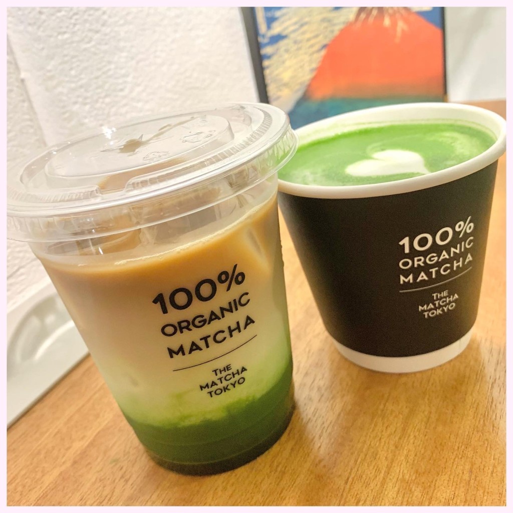 ユーザーが投稿した抹茶コーヒーラテの写真 - 実際訪問したユーザーが直接撮影して投稿した神宮前カフェTHE MATCHA TOKYO OMOTESANDOの写真