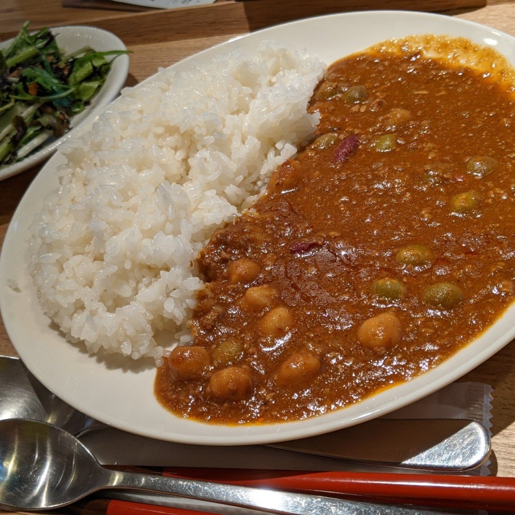 ユーザーが投稿したジビエカレーの写真 - 実際訪問したユーザーが直接撮影して投稿した玉川カフェCafe MUJI 二子玉川の写真