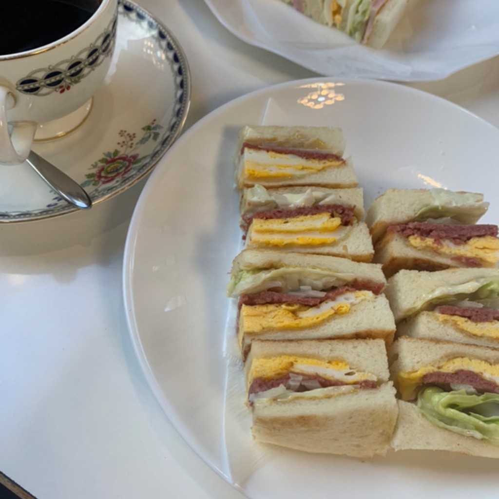 ユーザーが投稿したサンドイッチの写真 - 実際訪問したユーザーが直接撮影して投稿した平井喫茶店ワンモアの写真