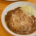 ジャンボハンバーグカレー - 実際訪問したユーザーが直接撮影して投稿した吉田カレーガレージ 中野店の写真のメニュー情報