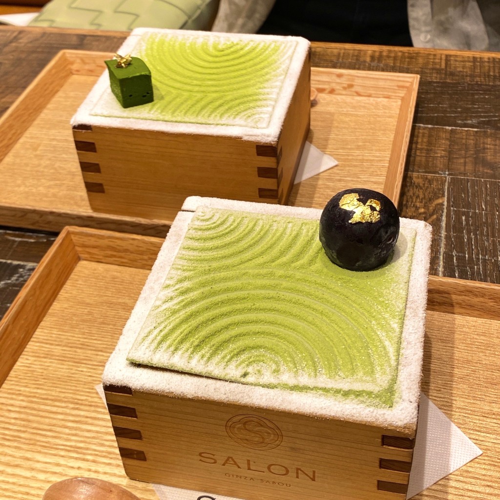 大好物は高カロリーjukanaさんが投稿した銀座和カフェ / 甘味処のお店SALON GINZA SABOU/サロン ギンザ サボウの写真