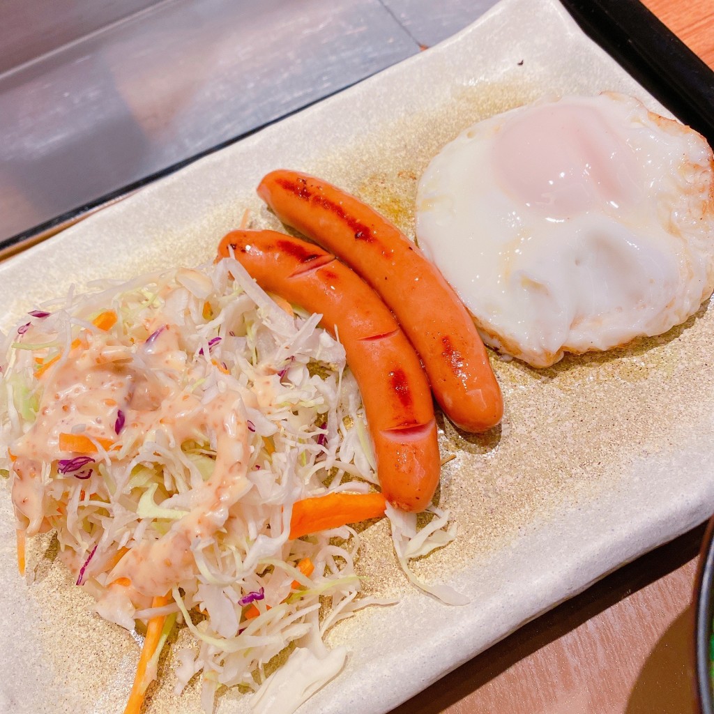 ユーザーが投稿した目玉焼朝食 麦ごはんの写真 - 実際訪問したユーザーが直接撮影して投稿した中野定食屋やよい軒 中野北口店の写真