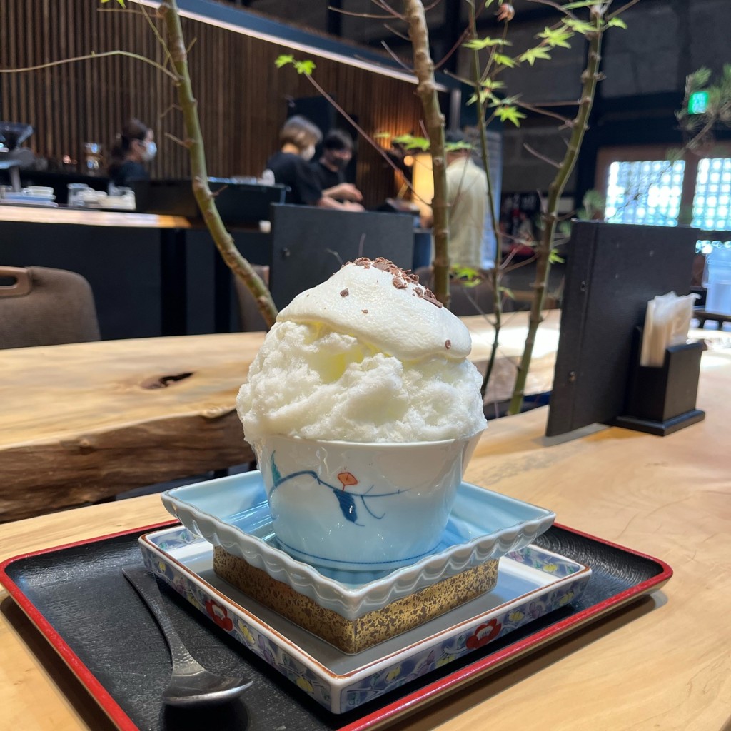 実際訪問したユーザーが直接撮影して投稿した荘かき氷おるがんと氷店 SHAVED ICE & COFFEEの写真