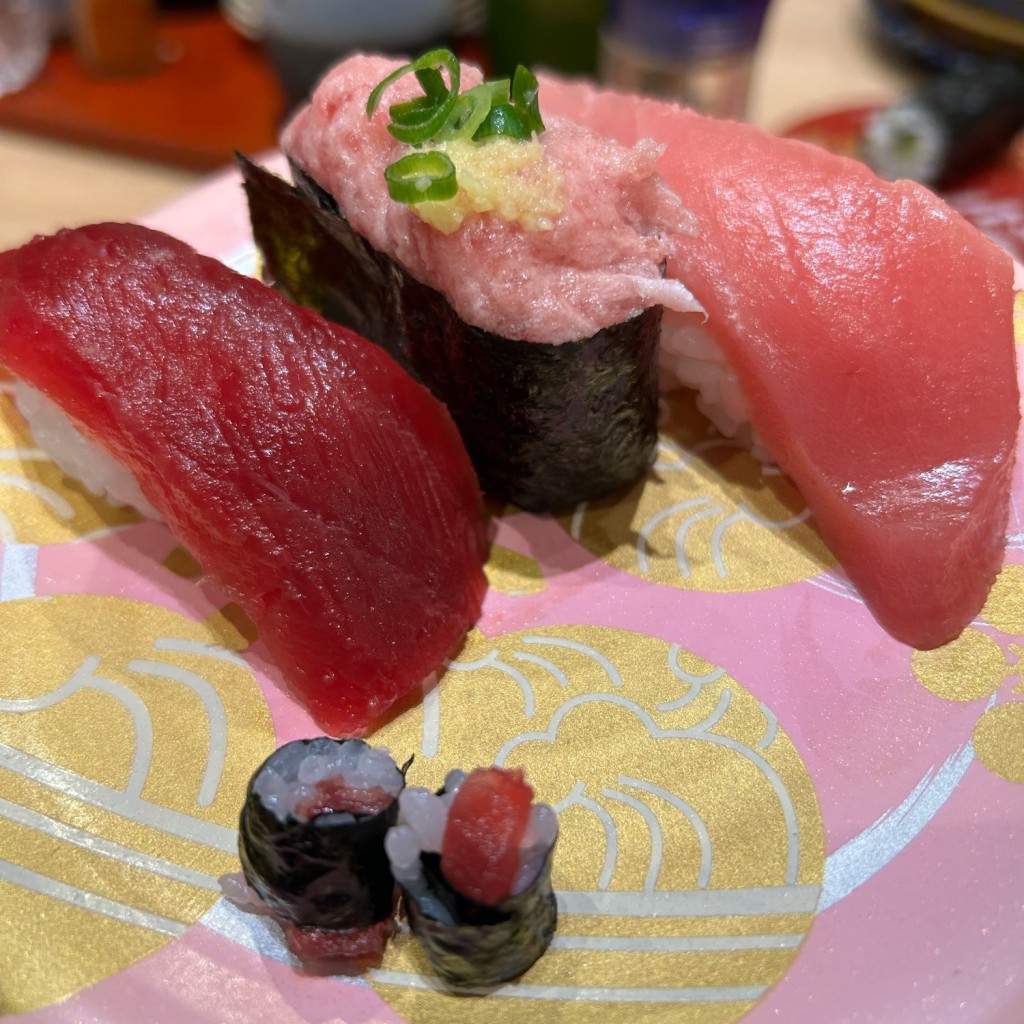 ユーザーが投稿した480円皿の写真 - 実際訪問したユーザーが直接撮影して投稿した回転寿司もりもり寿司 イオンモール新小松店の写真