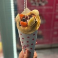 実際訪問したユーザーが直接撮影して投稿した神宮前スイーツSANTA MONICA CREPES 原宿竹下通り店の写真