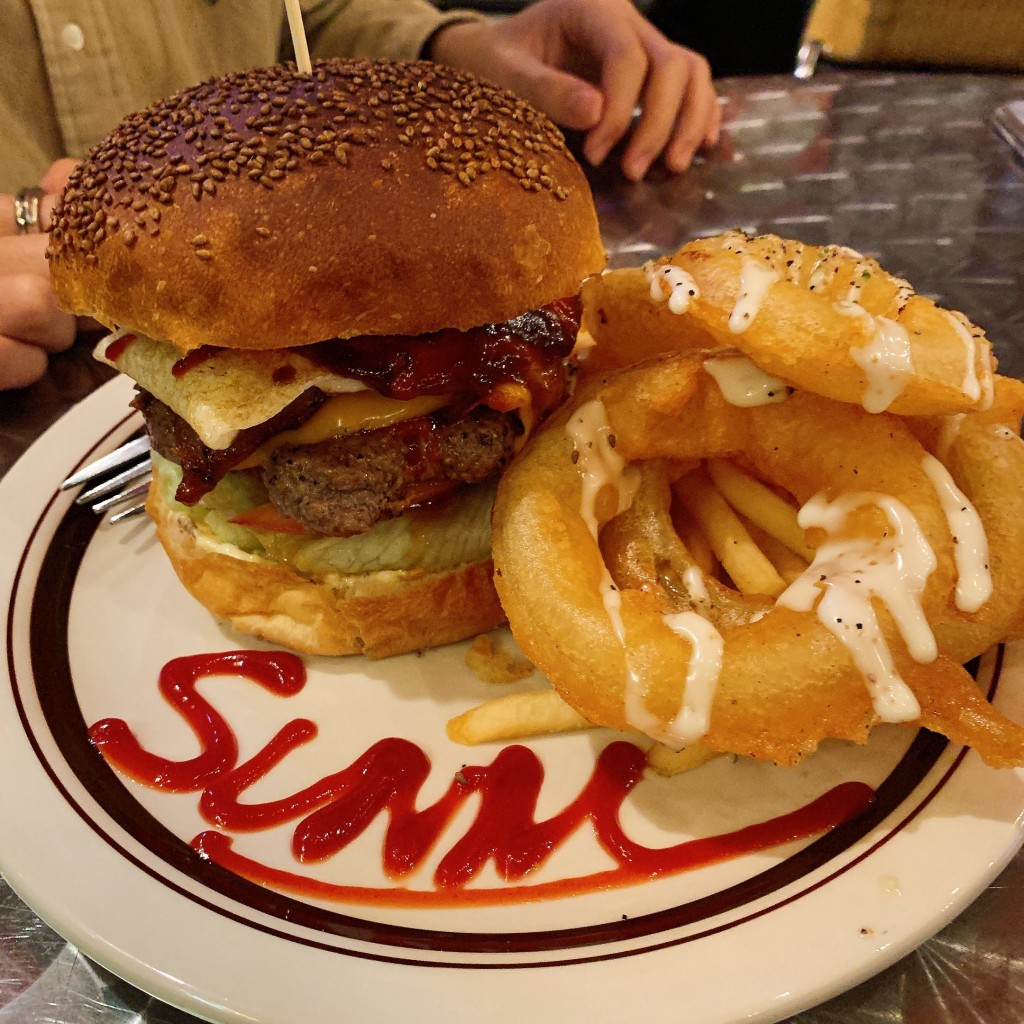 ユーザーが投稿したSUNNY EGG BURGERの写真 - 実際訪問したユーザーが直接撮影して投稿した松原ハンバーガーサニープレイスの写真