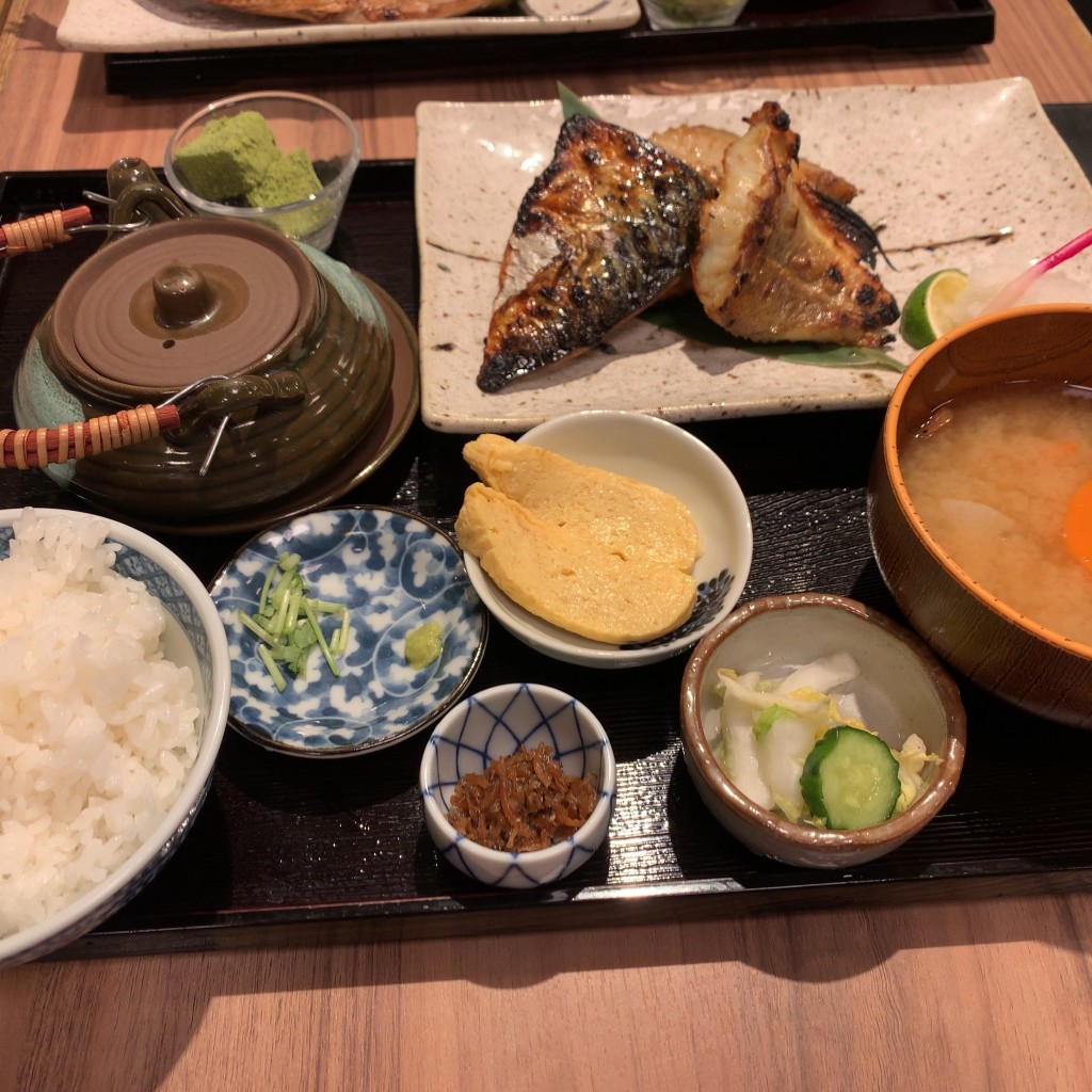 ユーザーが投稿した茶漬け膳三種盛りの写真 - 実際訪問したユーザーが直接撮影して投稿した北幸ステーキとと和くら ヨドバシ横浜店の写真