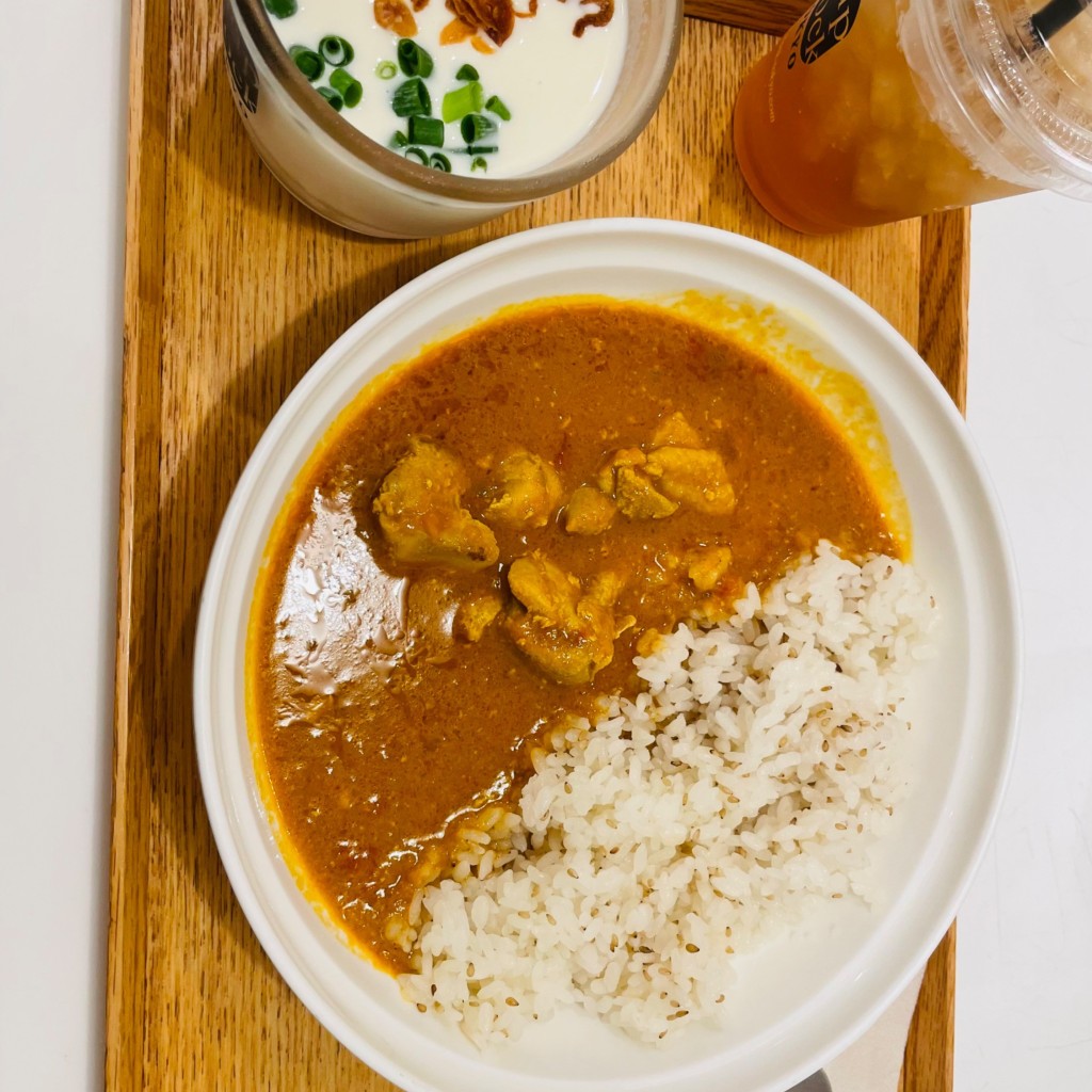 ユーザーが投稿したSPカレーとスープのセットの写真 - 実際訪問したユーザーが直接撮影して投稿した新宿洋食スープストックトーキョー ルミネ新宿店の写真