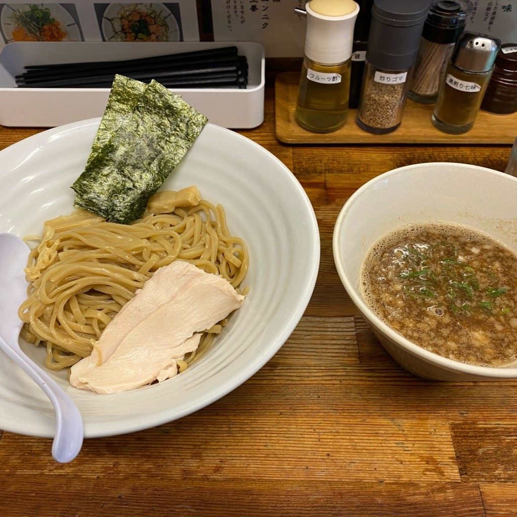 ユーザーが投稿した濃厚煮干しつけ麺の写真 - 実際訪問したユーザーが直接撮影して投稿した大倉山ラーメン / つけ麺麺屋ゆるり。の写真