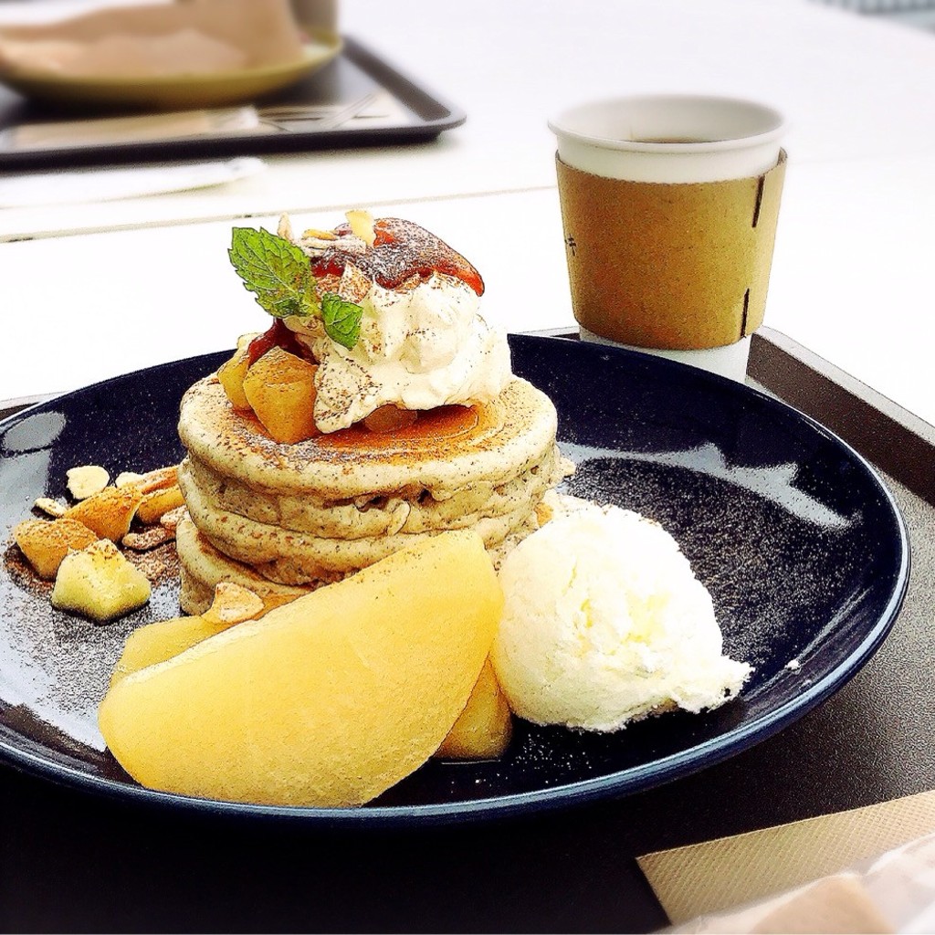 バッドバツまるさんが投稿した下新町パンケーキのお店九州パンケーキCafe 人吉HASSENBA店/キュウシュウパンケーキカフェ ヒトヨシハッセンバテンの写真