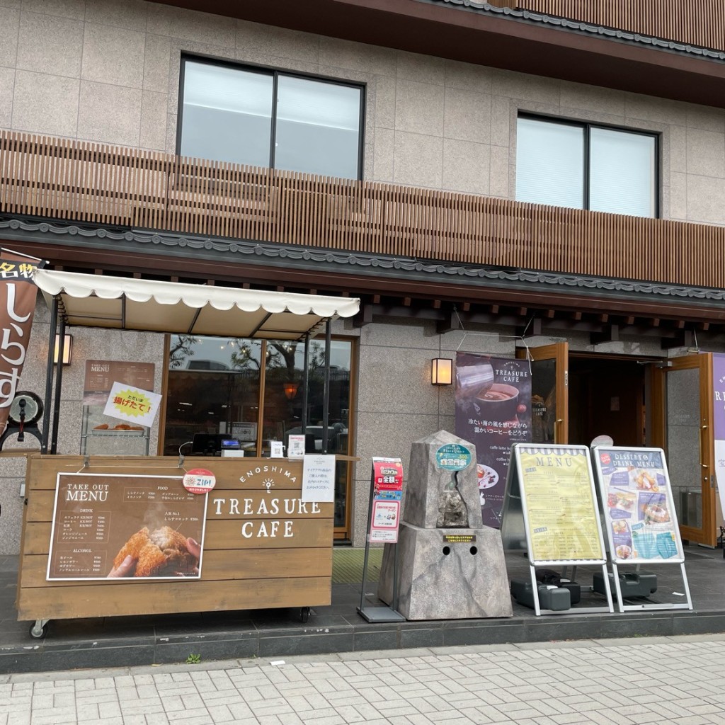 実際訪問したユーザーが直接撮影して投稿した江の島テーマカフェENOSHIMA TREASURE CAFEの写真