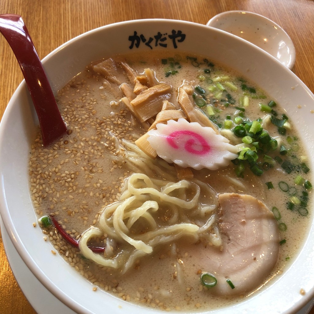 ユーザーが投稿したごまラーメンの写真 - 実際訪問したユーザーが直接撮影して投稿した緑町ラーメン専門店拉麺かくだや おもちゃのまち店の写真