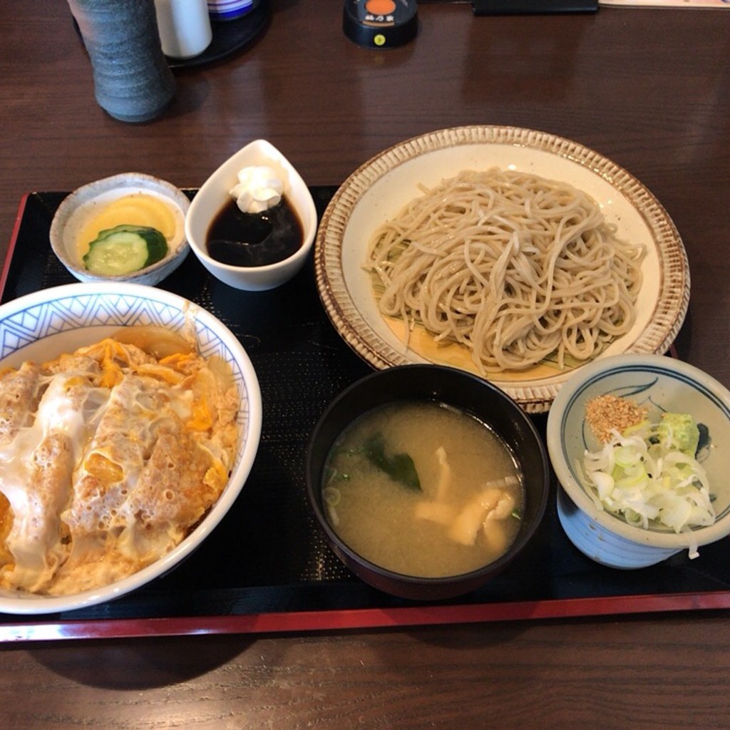 ユーザーが投稿したカツ丼定食の写真 - 実際訪問したユーザーが直接撮影して投稿した谷田部そば福乃家の写真