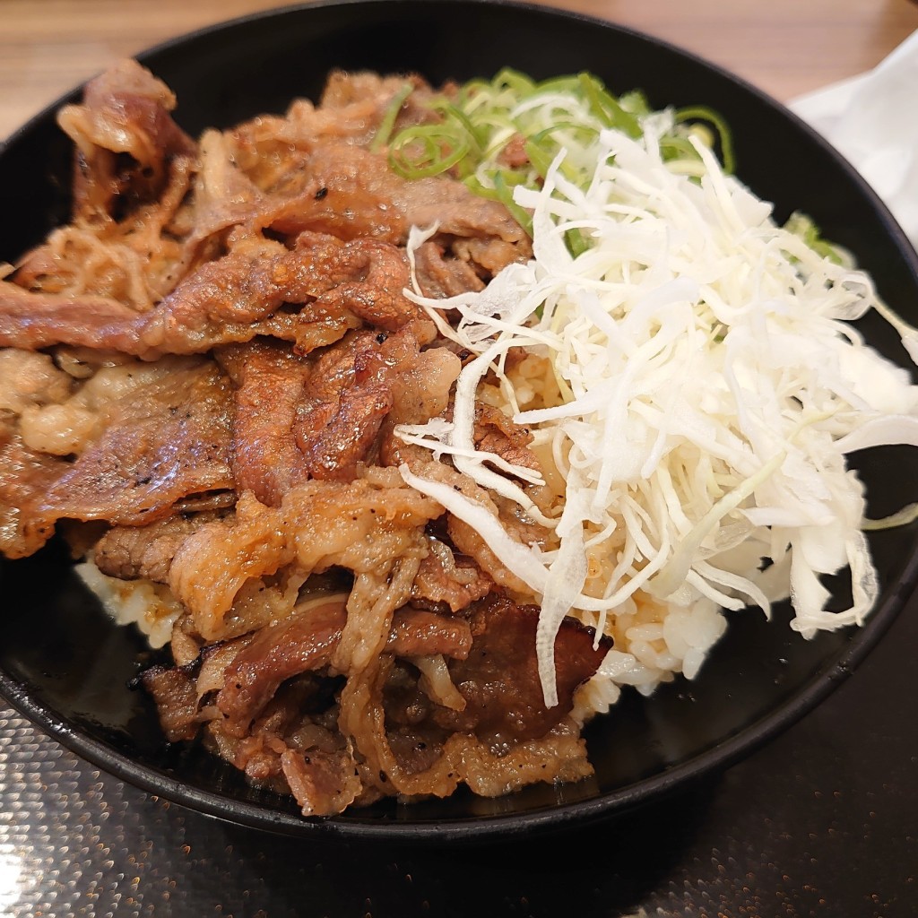 ユーザーが投稿したカルビ丼の写真 - 実際訪問したユーザーが直接撮影して投稿した高柳東町韓国料理韓丼 岡山高柳店の写真