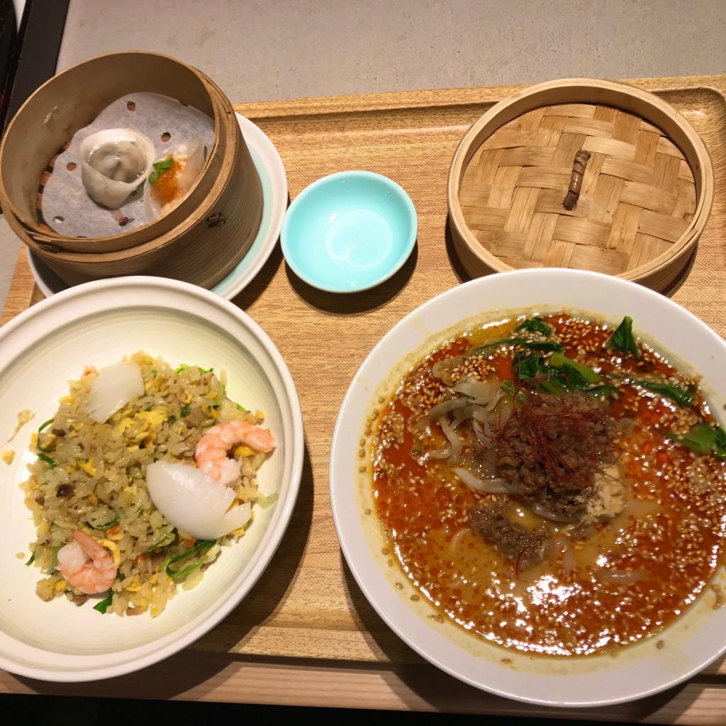 ユーザーが投稿したS H炒飯 S点心の写真 - 実際訪問したユーザーが直接撮影して投稿した西新宿中華料理鼎一 新宿ミロード店の写真