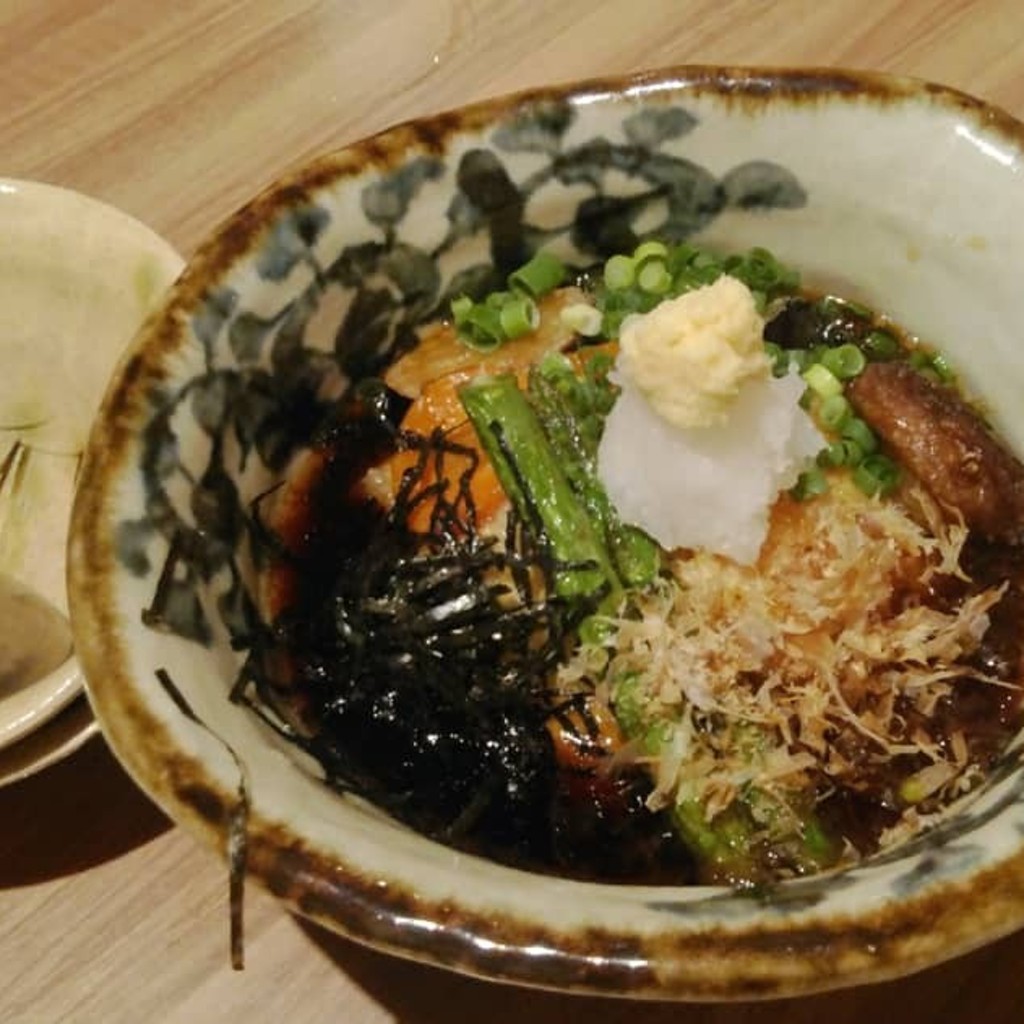 ユーザーが投稿した豆腐と季節野菜の揚げ出し豆腐の写真 - 実際訪問したユーザーが直接撮影して投稿した新鍛冶町居酒屋津軽酒場 あん梅の写真