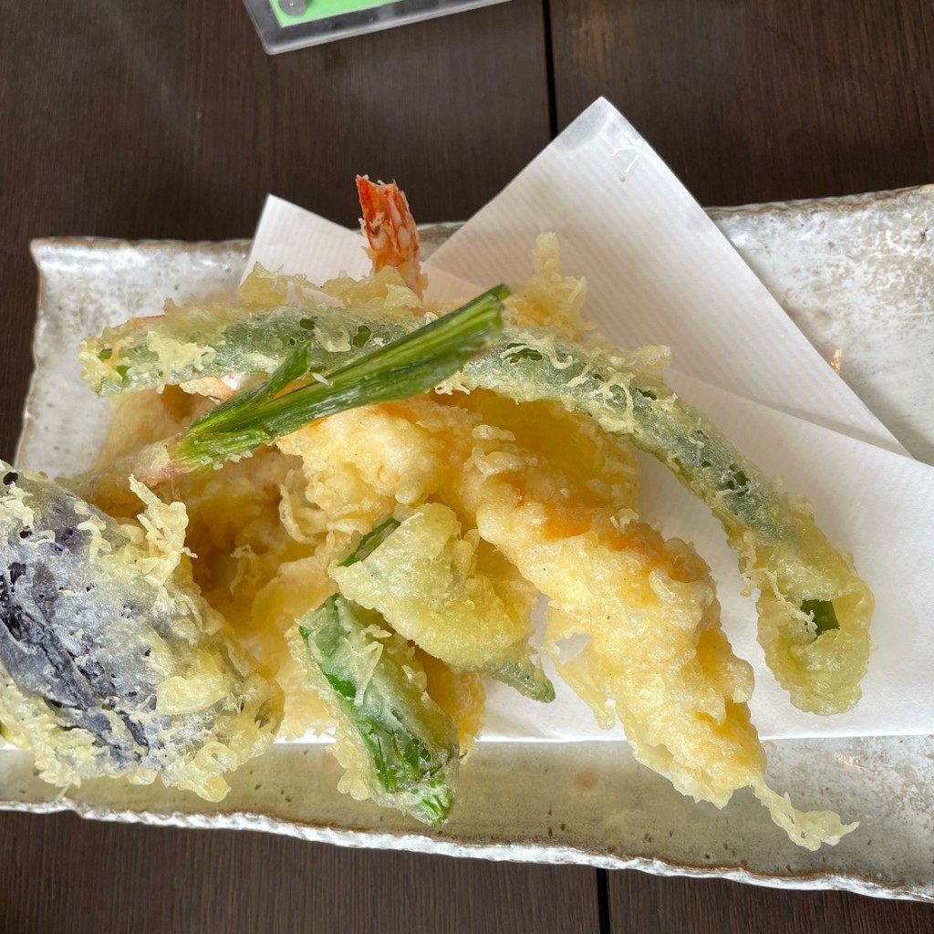 ユーザーが投稿した天ぷらの写真 - 実際訪問したユーザーが直接撮影して投稿した高尾そば蕎麦 阿き津の写真