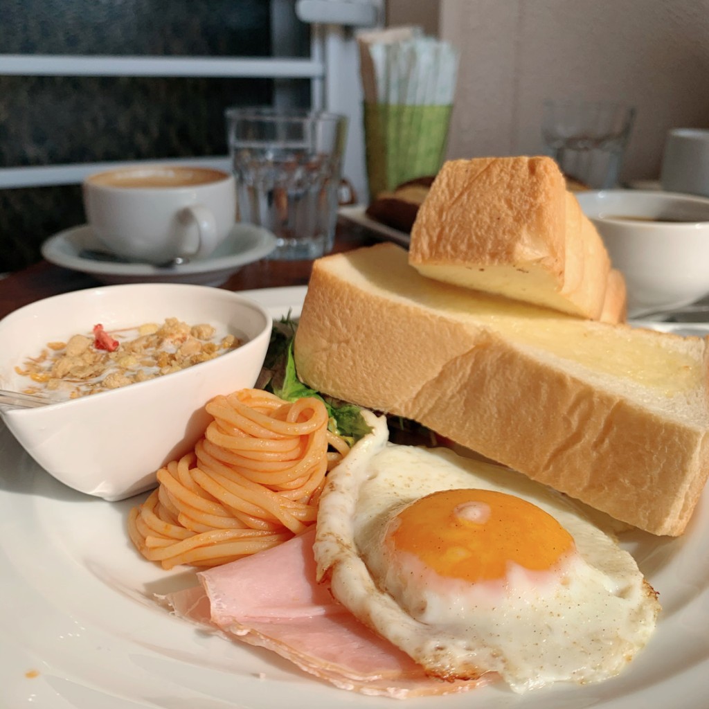 ユーザーが投稿したモーニングの写真 - 実際訪問したユーザーが直接撮影して投稿した(番地が直接)カフェ福菱 Kagerou Cafeの写真